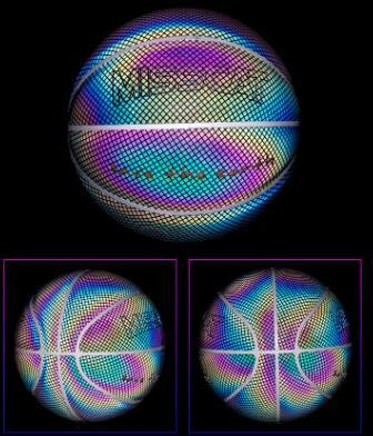 Glowing Fluorescent Basketball