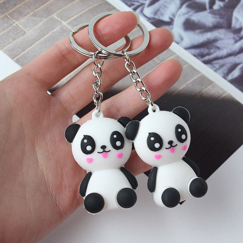 Panda baby keychain