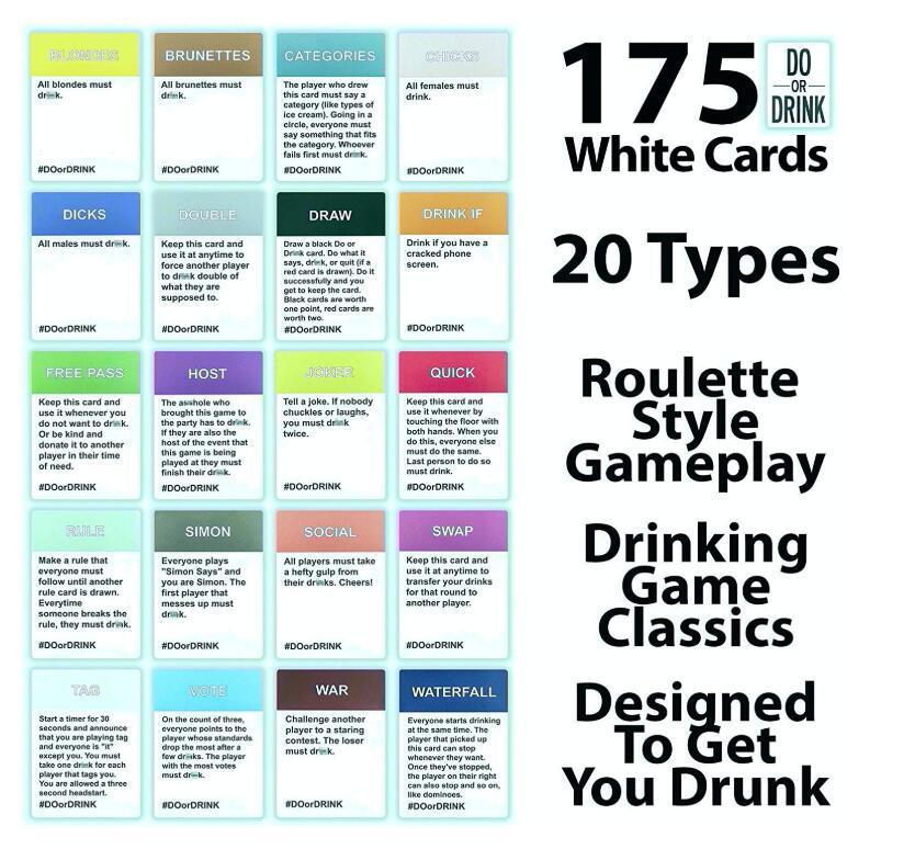 Drinking Card Game For Adults Dare Or Shots