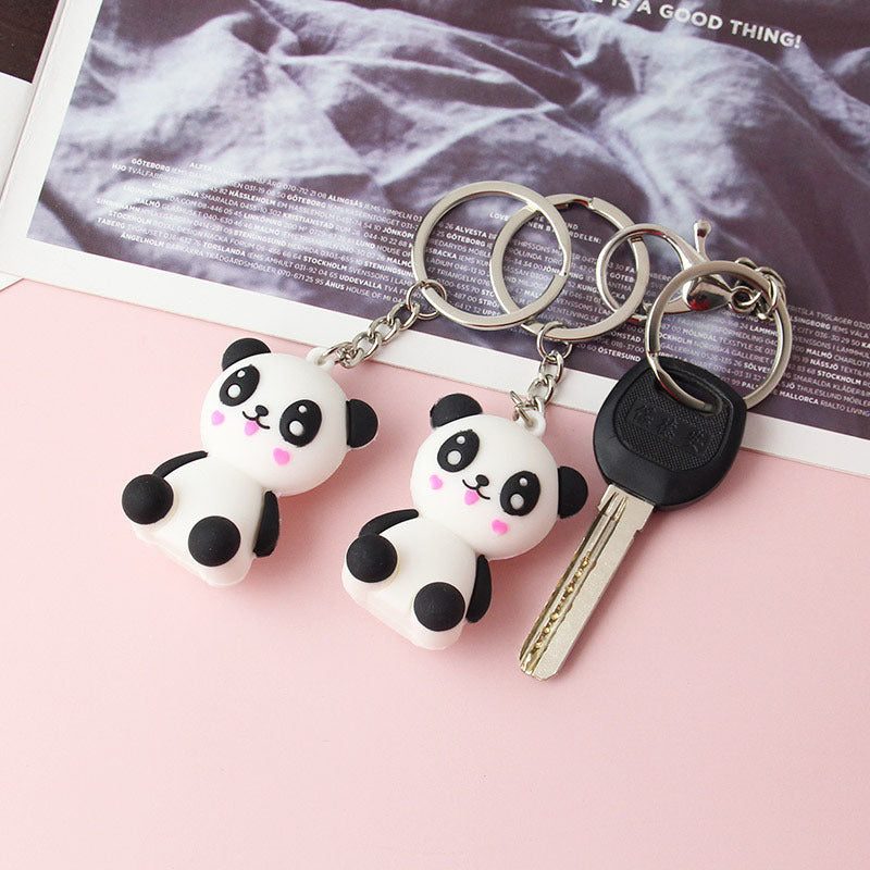 Panda baby keychain