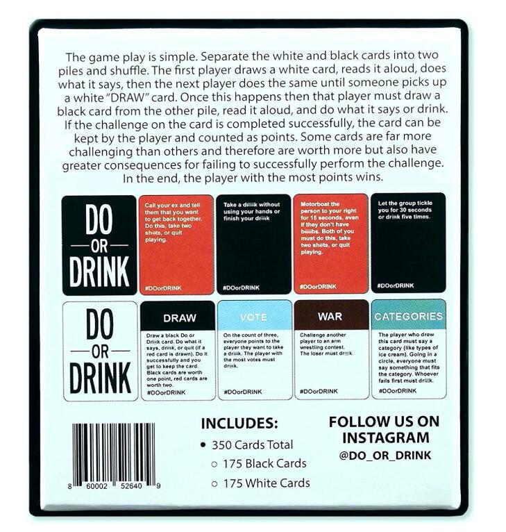 Drinking Card Game For Adults Dare Or Shots