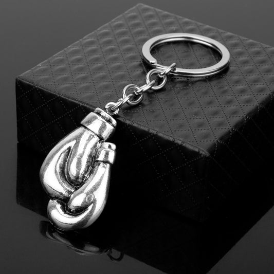 Boxing Glove Metal Keychain